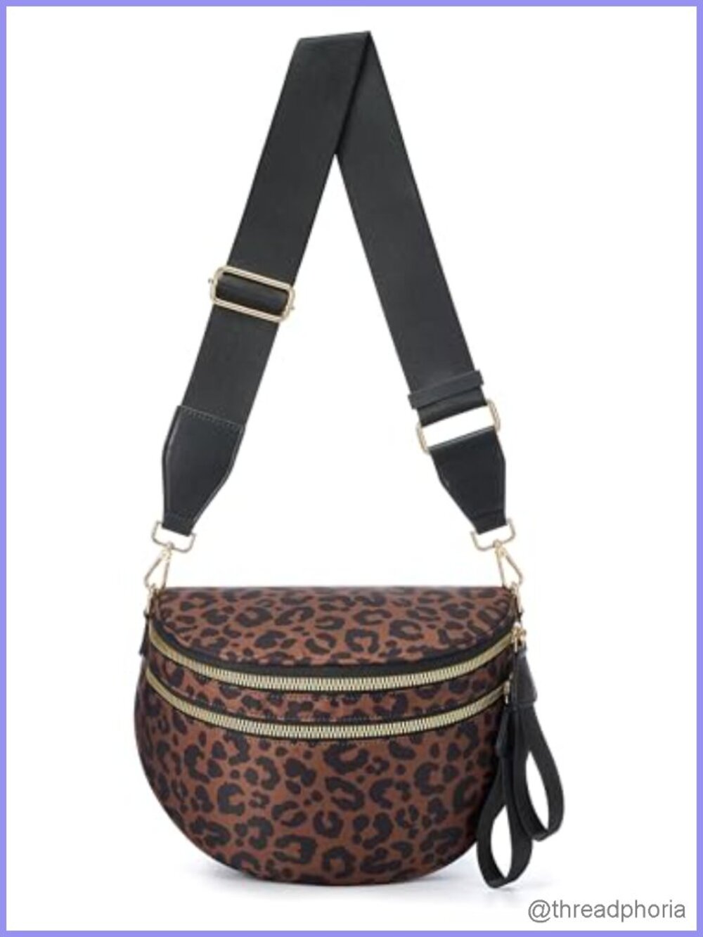 FEIBOON Women's Nylon Crossbody Bag Hobo Purse with Adjustable Strap